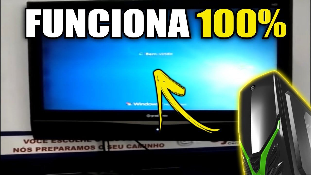 COMO LIGAR O COMPUTADOR EM UMA TV
