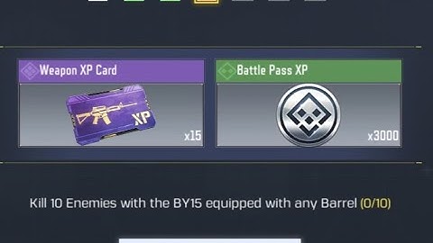 Kill 10 enemies with the BY15 equipped with any Barrel #CODMobile #NastlieOfficial