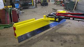 Minnesota Implement Back Blade for 3 point mount. Snow Removal box for utility tractors. 