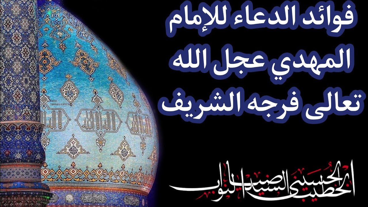 فوائد الدعاء للإمام المهدي عجل تعالى فرجه الشريف - السيد ضياء النواب