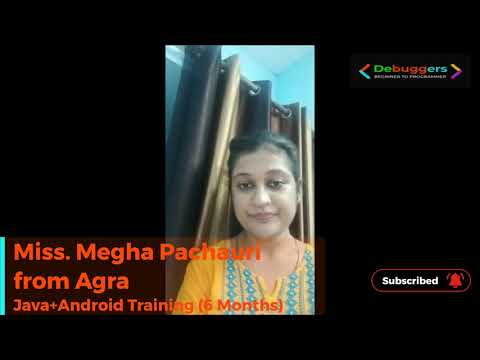 Debuggers Institute Lucknow android training testimonial Megha's Success Story #debuggersLucknow