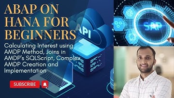 31. Calculating Interest using AMDP Method, Joins in AMDP