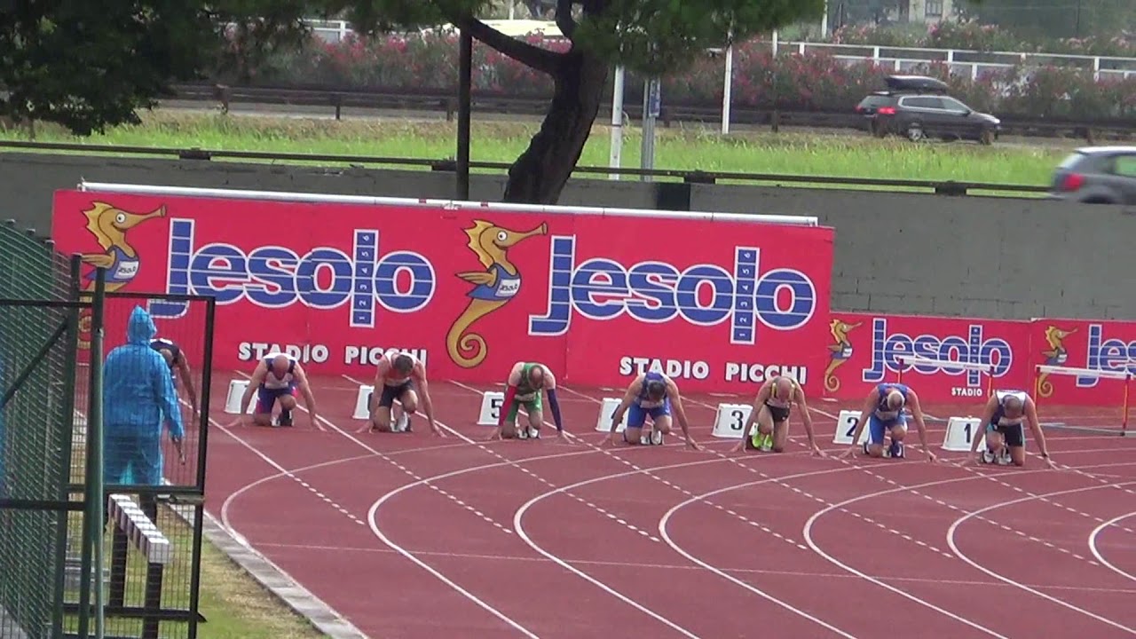 EMAC Veneza 2019   100m M50   Final