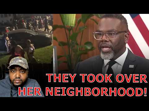 Black Woman LOSES IT Watching Black Teenagers SUDDENLY INVADE Her Neighborhood in Chicago!