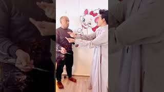 لما تبوظ الحيطه ف الشقة 😂😂#shorts #tiktok #كينج_مصر #comedy