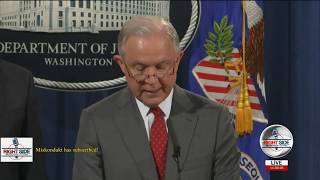 FULL Press Conference: AG Jeff Sessions Briefing on Leaks of Classified Information 8/4/17