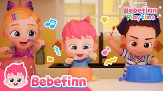 🥁 Become A Drummer! Boom Di Boom | Fun With Instruments | Bebefinn Playtime | Musical Stories