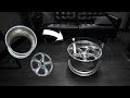 Turning a Bent 3 Piece Wheel into a Table! Amazing Results for Cheap**