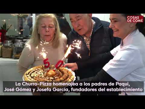 La churrería Kiosco Las Papas de Morón inventa la churro-pizza