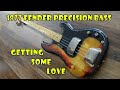 1977 fender precision bass setup