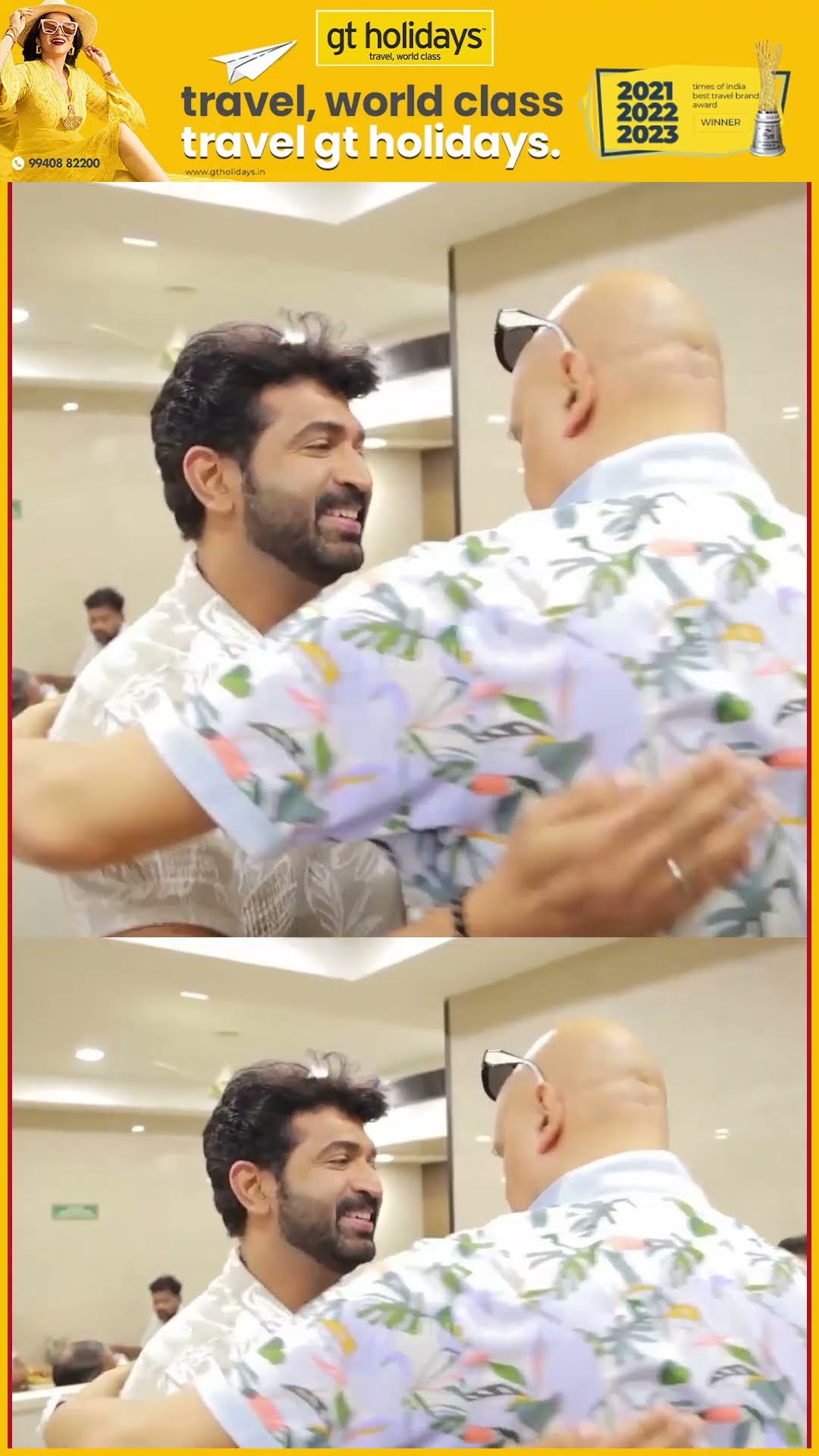 சாப்பிட வந்த Arun Vijay-க்கு Shock ? 'Sir நீங்க எங்க இங்க..?'