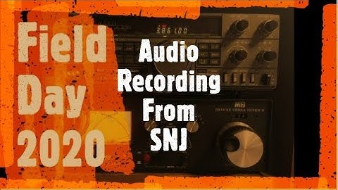 W2BTK Pileup on 80 Meters - Audio from SNJ (Field Day 2020)