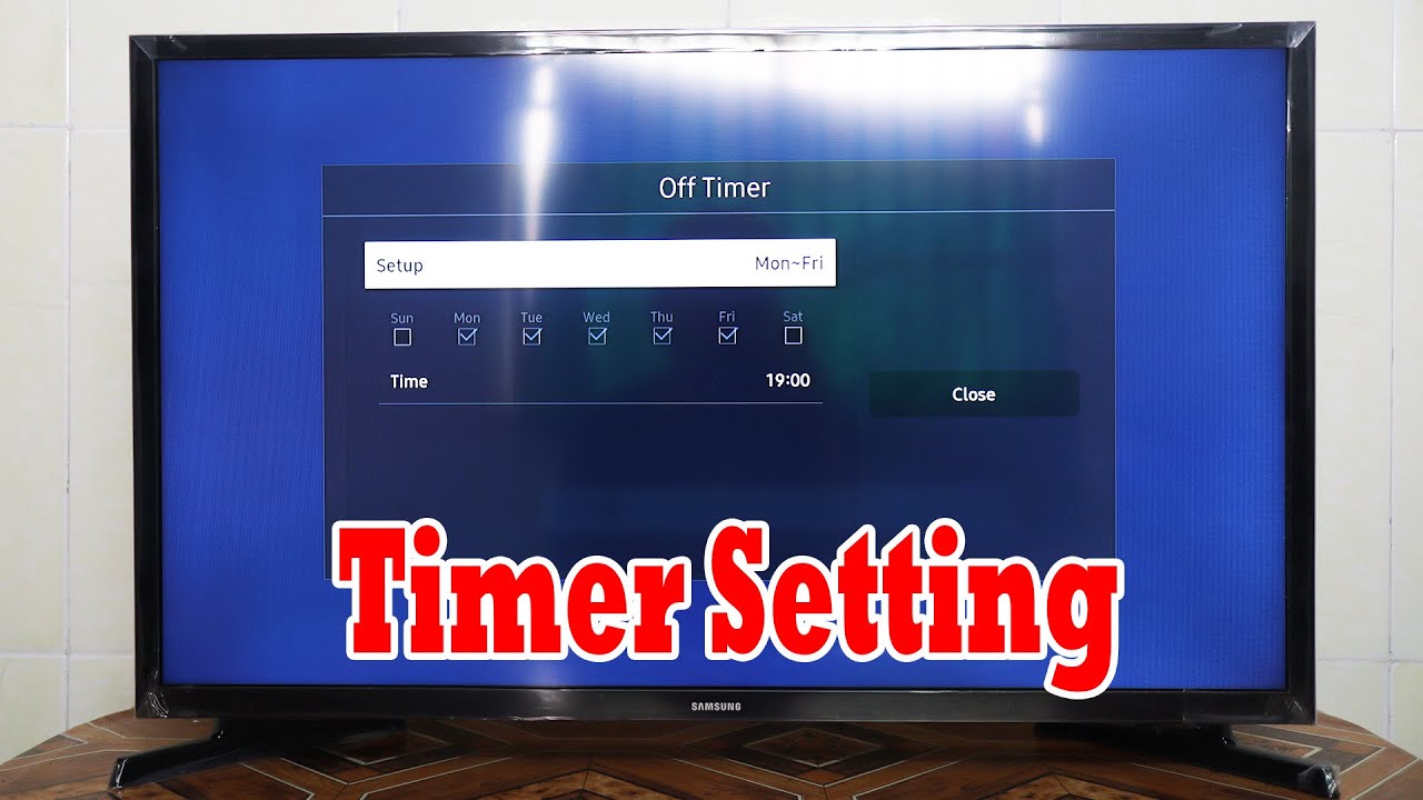 Samsung Smart TV Timer | Sleep and Off Timer - YouTube