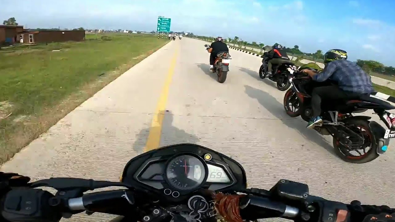 Bajaj pulsar ns 200 bs3 top speed test.