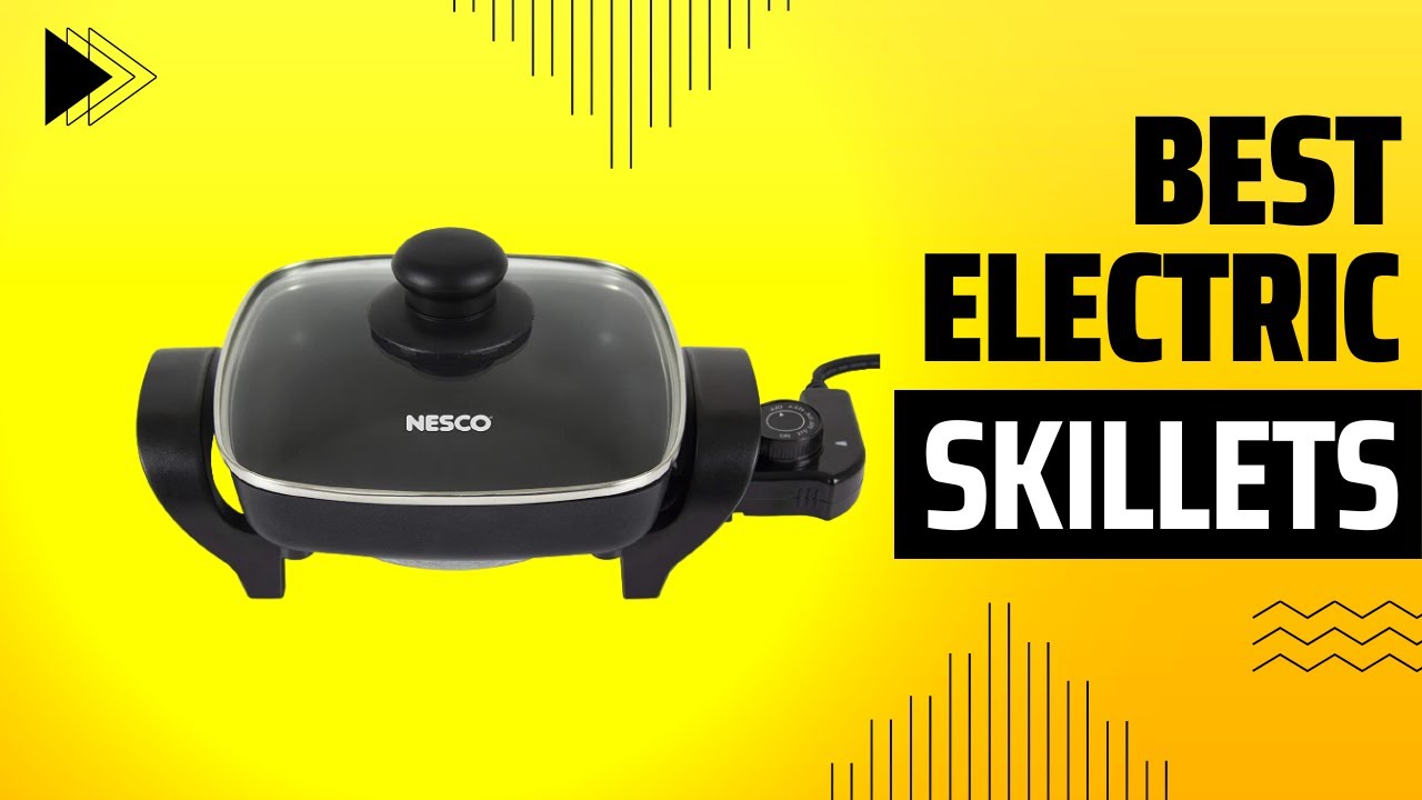 Nesco Black ES08 Electric Skillet Reviews Best Electric Skillets