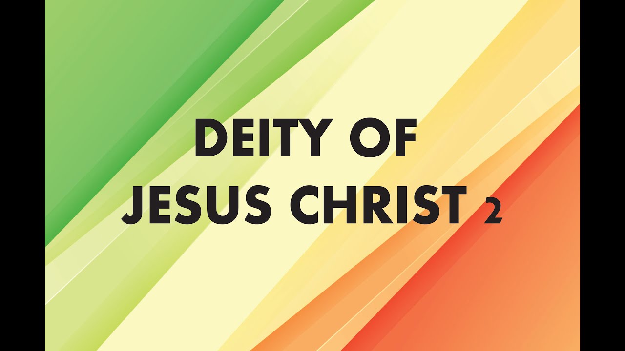 Deity of Jesus part2 -Tagalog