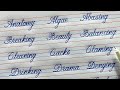 How to write cursive handwriting | Neat and clean cursive writing | A to Z Cursive writing practice
