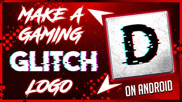 How To Make Glitch text Logo On Android/Ios.
