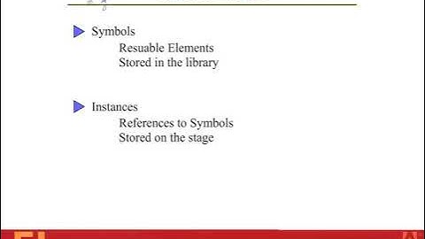 52  Difference Between Symbol and Instance   Flash CS5