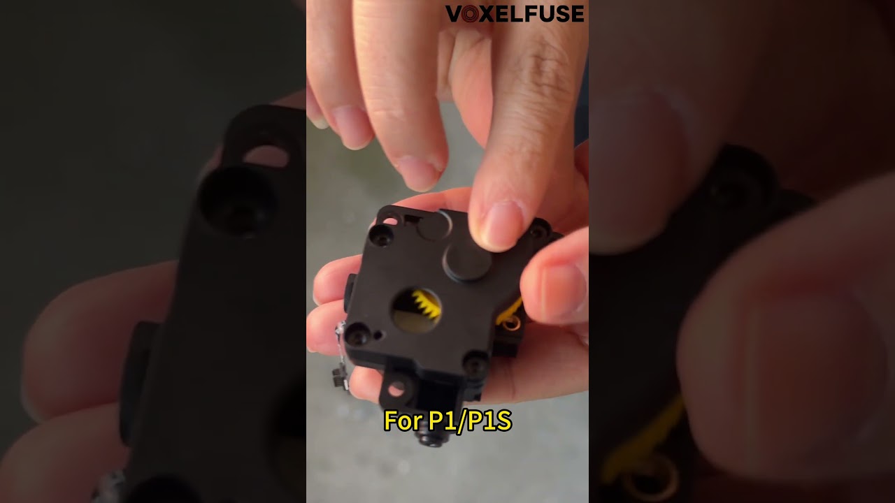 FAE 016 Bambu P1 Extruder Unit for P1P/P1S | Stainless Steel Dual Gears  