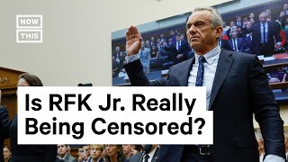 Robert F. Kennedy Jr. Says He's Being Censored. He's Wrong.