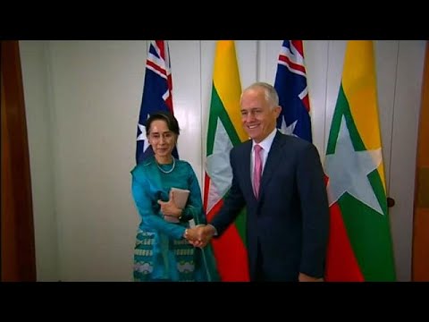 Turnbull to talk human rights with Aung San Suu Kyi