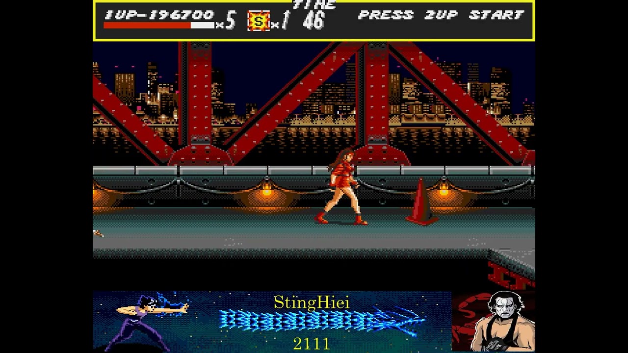 Streets Of Rage - No Death, No Food, No Weapon, No Car (Sega Genesis, Walkthrough By StingHiei)