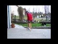 Wood leg replaces crutches Wood leg replaces crutches