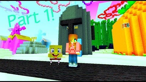 Minecraft SpongeBob Map + Mobs (Part 1)
