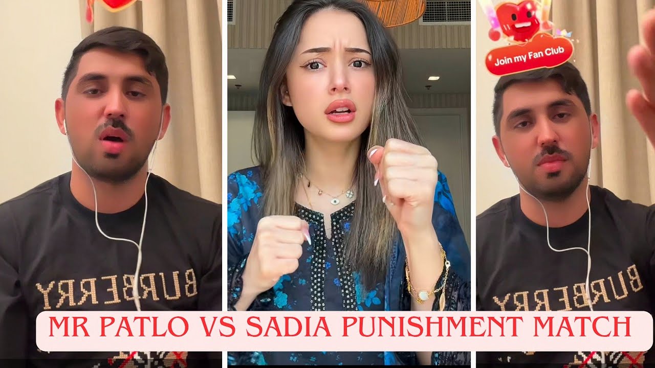 Mr Patlo Vs Sadia Punishment Match 
