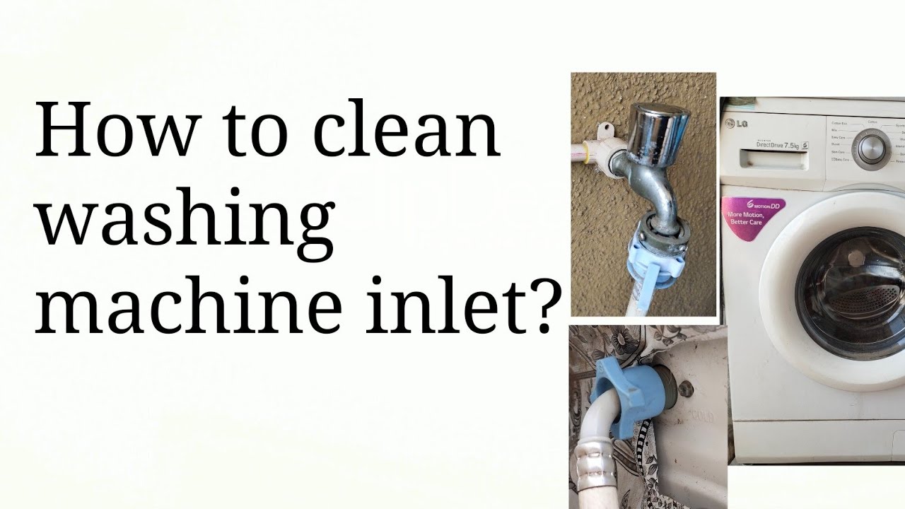31E, How to clean washing machine water inlet filter? YouTube