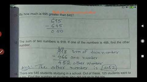 Std 3rd Maths Chapter 6 Fun with Give and Take - Workbook Part 2
