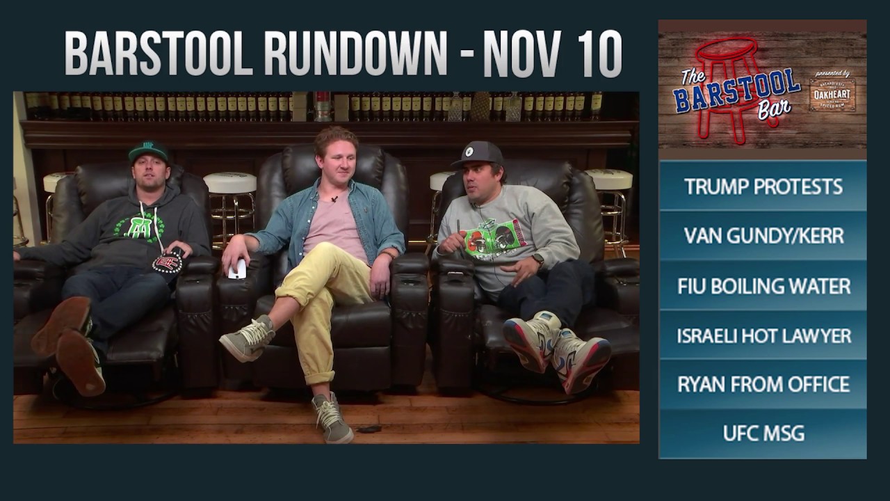 Barstool Rundown November 10, 2016 YouTube