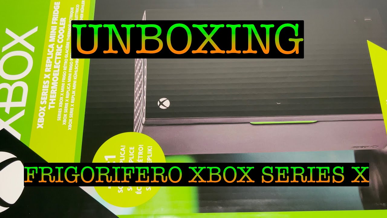 UNBOXING FRIGO XBOX (XBOX FRIDGE) 