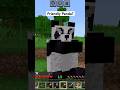 Friendly Minecraft Panda? | Minecraft Survival #shorts