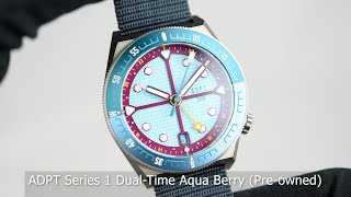 Adpt Series 1 Dual-Time Aqua Berry Pre-Owned
