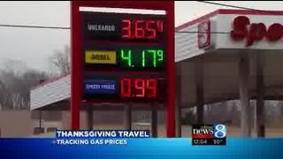 Gas prices for holiday travel