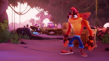 CRASH BANDICOOT 4 Gameplay - FULL DINO DASH LEVEL (PS4 Pro 4K) No Commentary