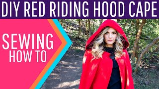 How to Make a Red Riding Hood Cape (FREE Pattern)