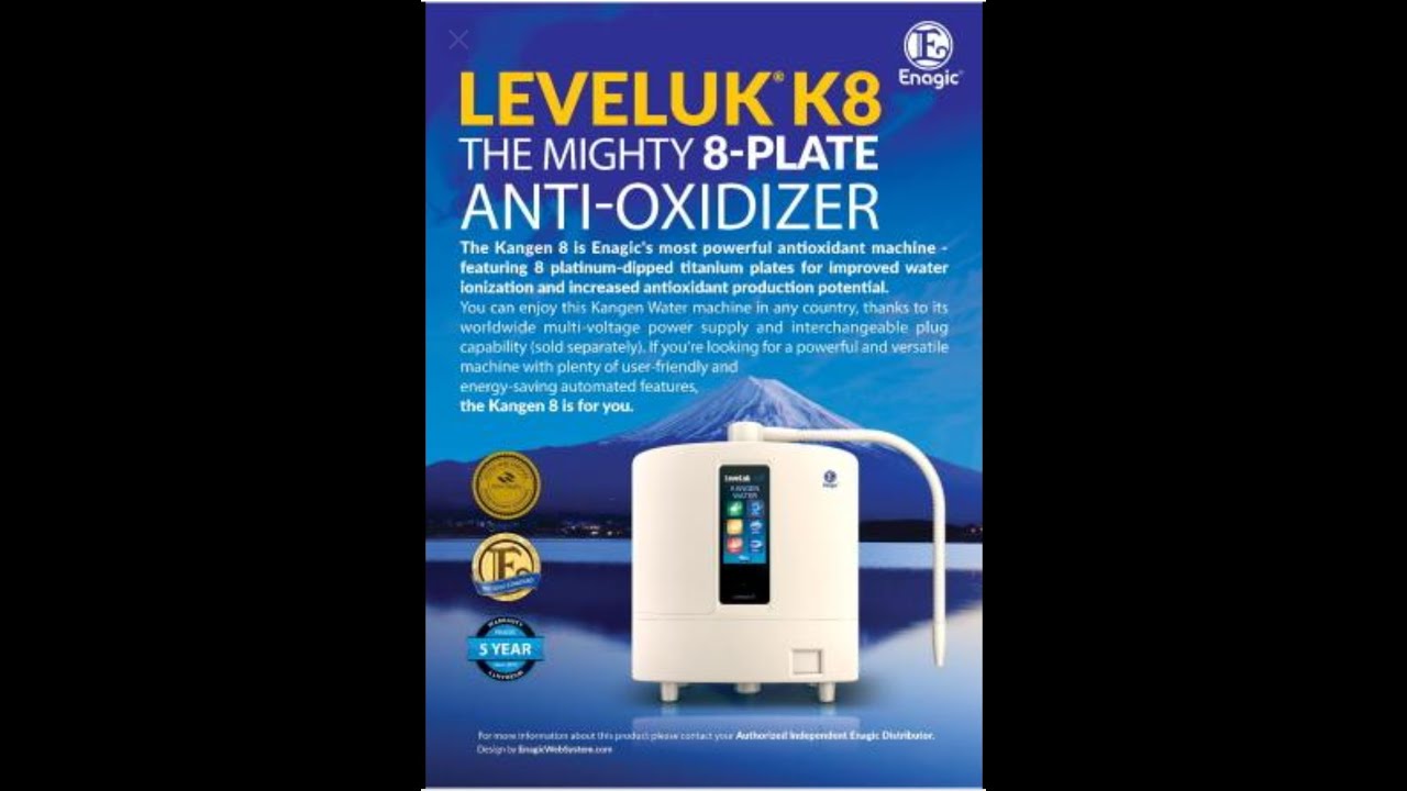 LEVELUK K8 KANGEN MACHINE / CLEANING - YouTube