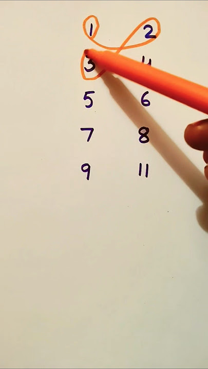 draw a numbers 1 to 10 #numbers #maths