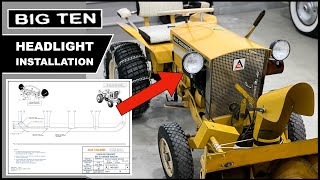 Making a Headlight Bracket for a Garden Tractor (1965 Allis-Chalmers BIG TEN)