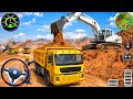 City Canstrashan JCB Driving Game Highway Excavator 3D Driving Game 2025 - Real Android Gameplay