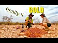 First serious success during our gold prospecting trip into remote west australian outback