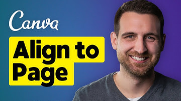 How to Align to Page in Canva