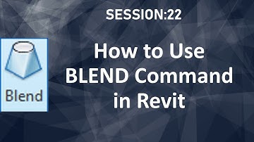 Revit Tutorial 22 | Blend Command