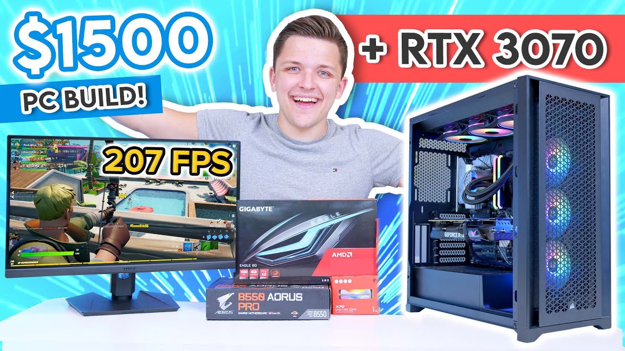 1500 Gaming Pc Build 22 Full Build Guide W Benchmarks Ft 3070 Core I5 Youtube