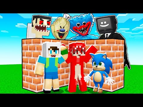 BEBEK SONİC İLE HAYATTA KALMAK İÇİN İNŞA ET - ⚠️ Minecraft