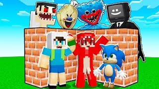 BEBEK SONİC İLE HAYATTA KALMAK İÇİN İNŞA ET - ⚠️ Minecraft