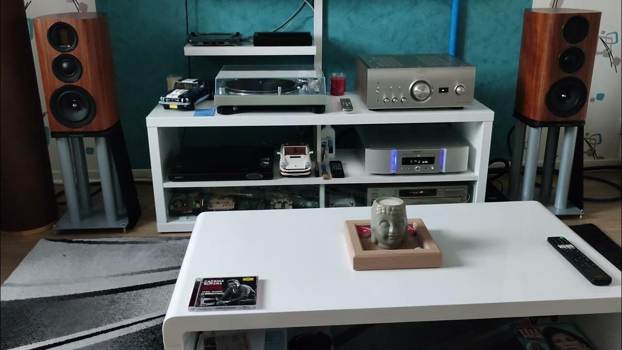 carmina Burana test 2 wharfedale Evo 4 2 et Denon PMA 2500ne en pur analogique YouTube